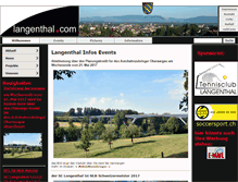 Tablet Screenshot of langenthal.com