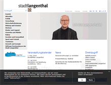 Tablet Screenshot of langenthal.ch